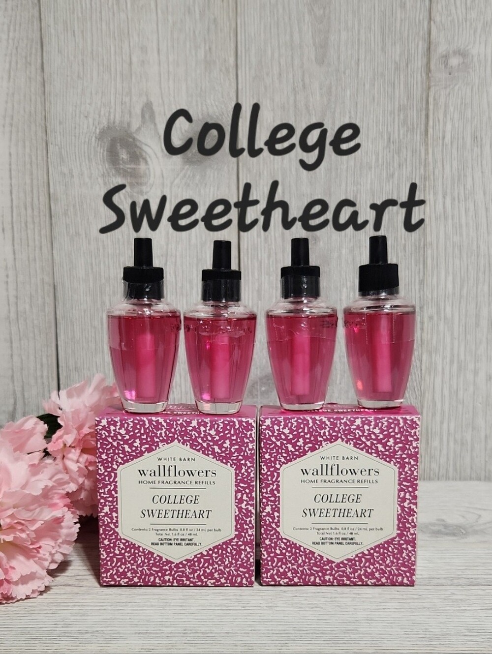 Bath & Body Works College Sweetheart Wallflower Fragrance Refills (4)